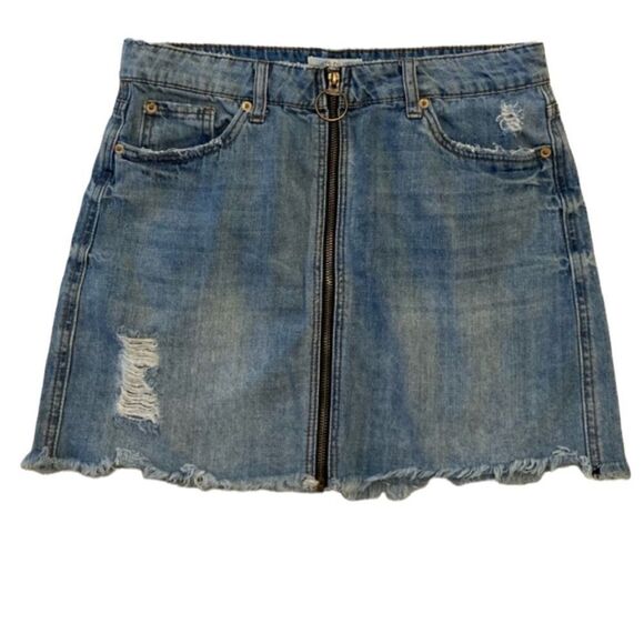 STS Blue Jean Skirt 27 - Picture 1 of 7